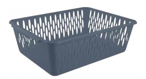 Корзинка для хранения Keeplex Light M 30х19,5х9,5см космический серый